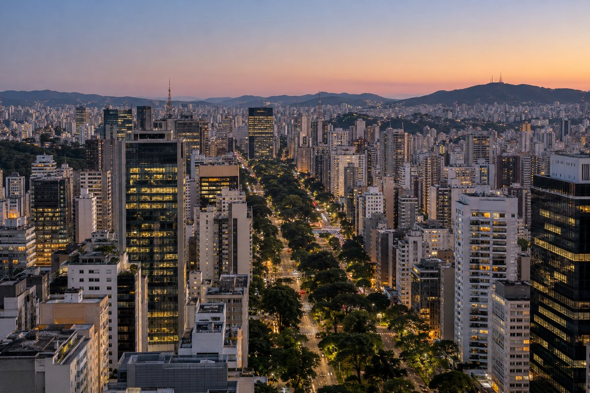 ブラジルの都市風景